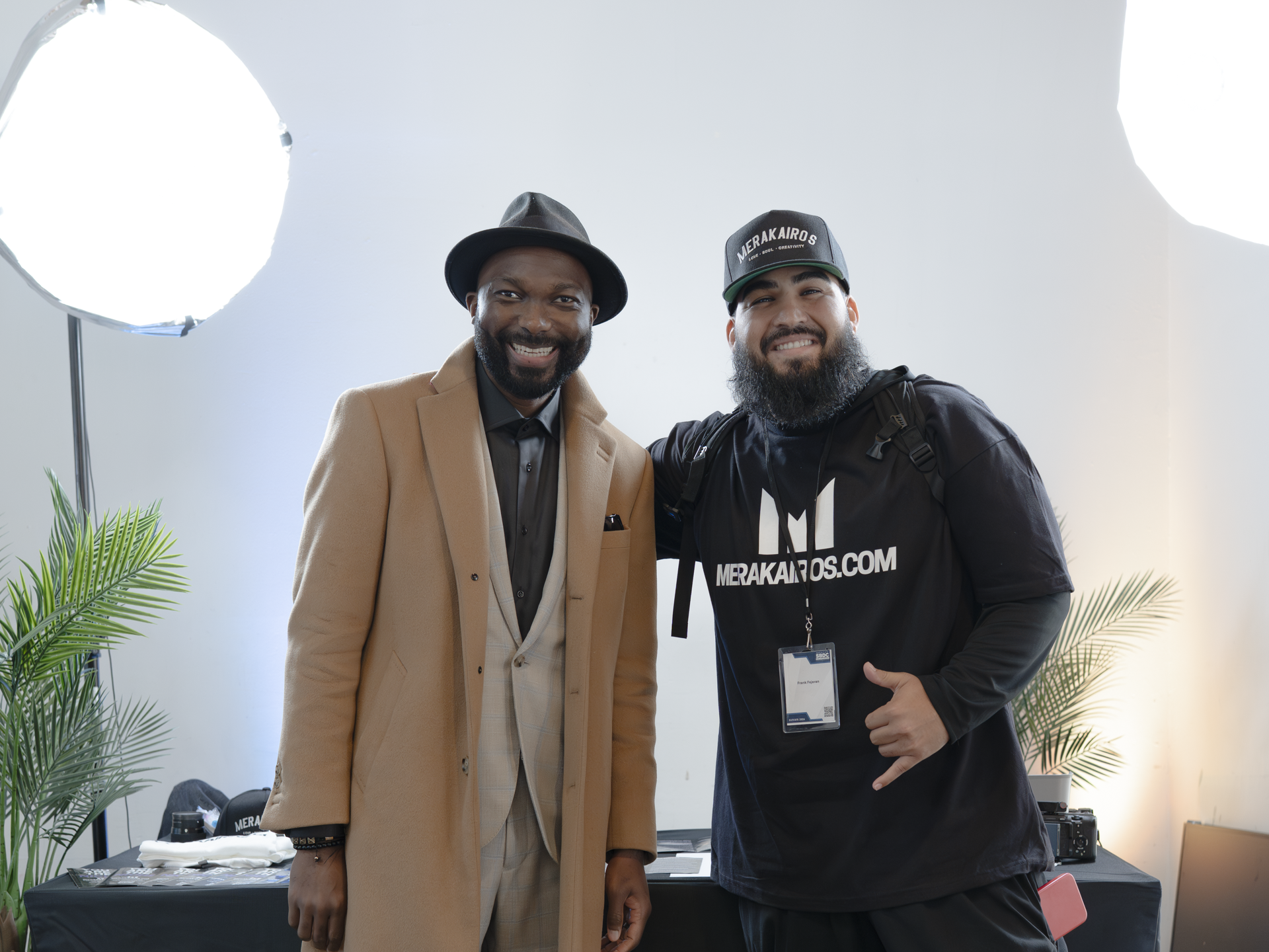 Pop-up podcast studio event