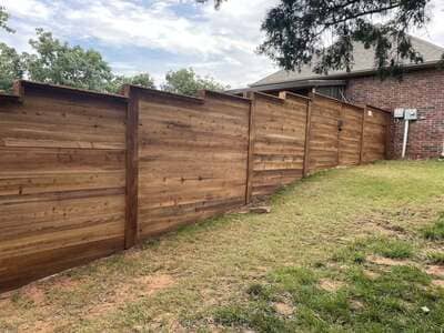 Privacy Fence in mustang