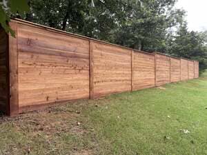 Privacy Fence in mustang