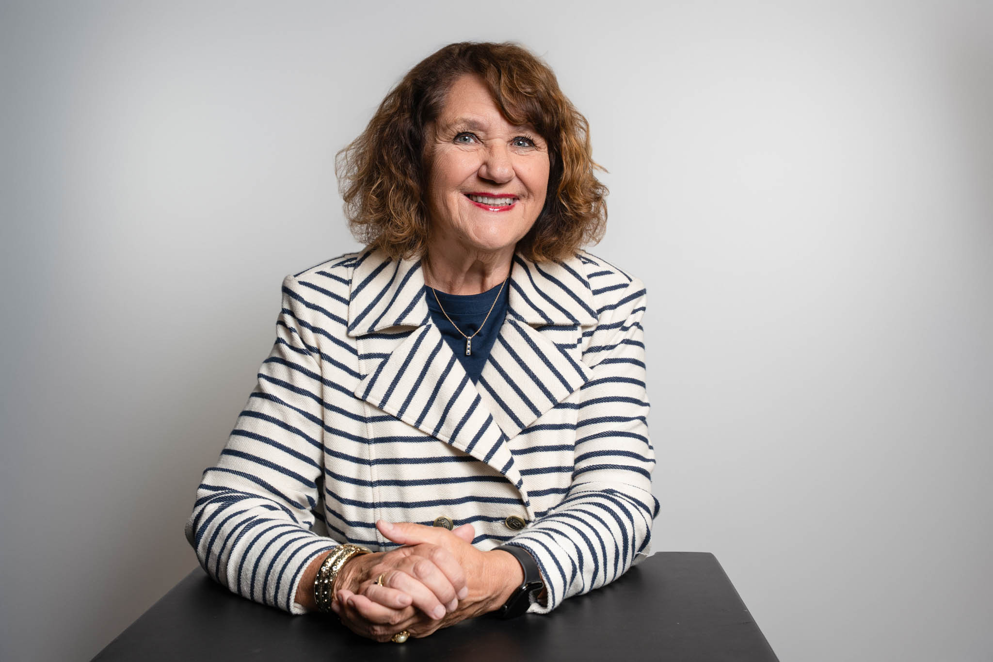 Nancy C Jones, professional seated portrait