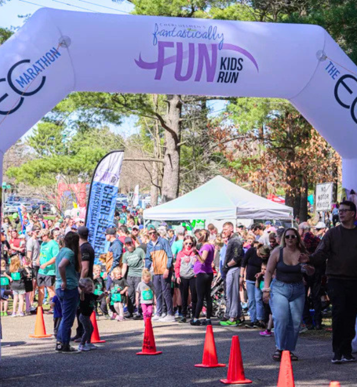 Kids' Fun Run at the Eau Claire Marathon.