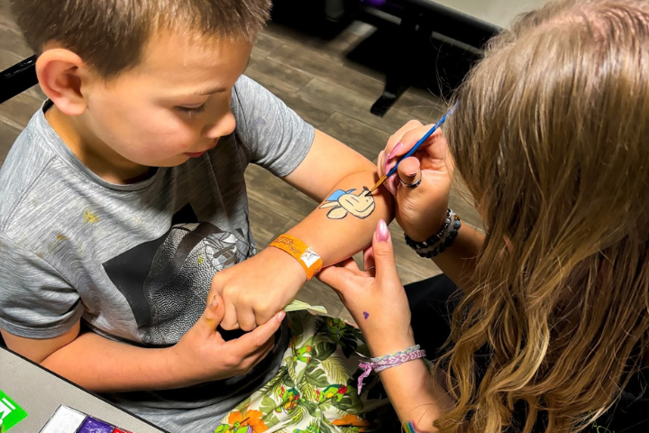Action City Customer Appreciation Party Face Painting