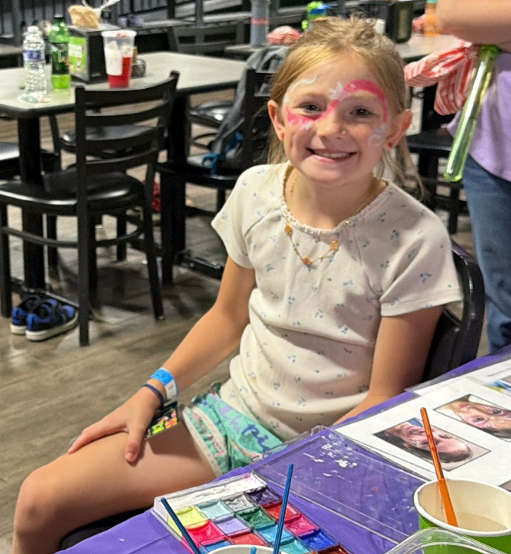 Young girl at Action City Customer Appreciation Party Young girl at Action City Customer Appreciation Party