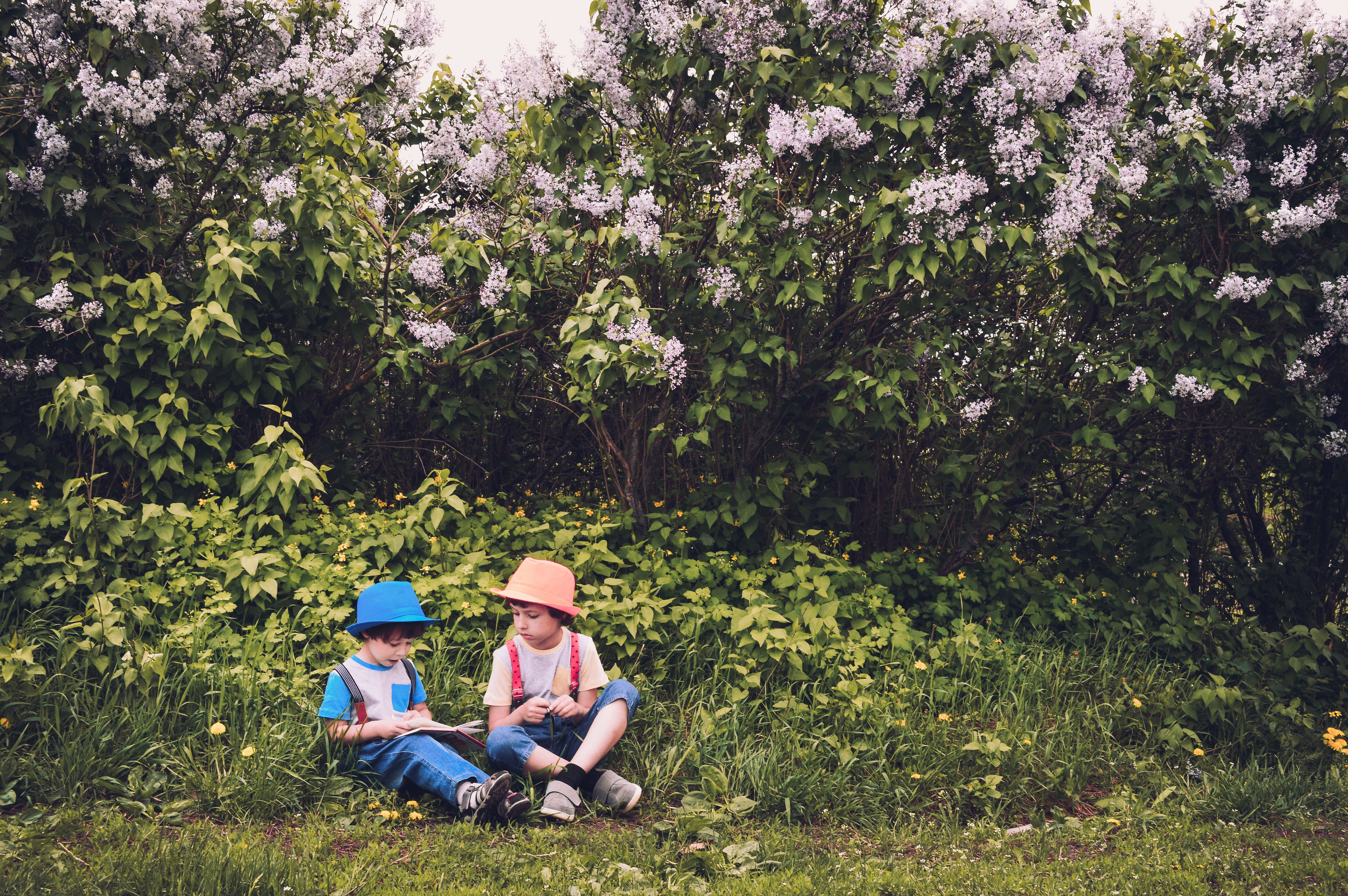 kids sitting outside kids sitting outside