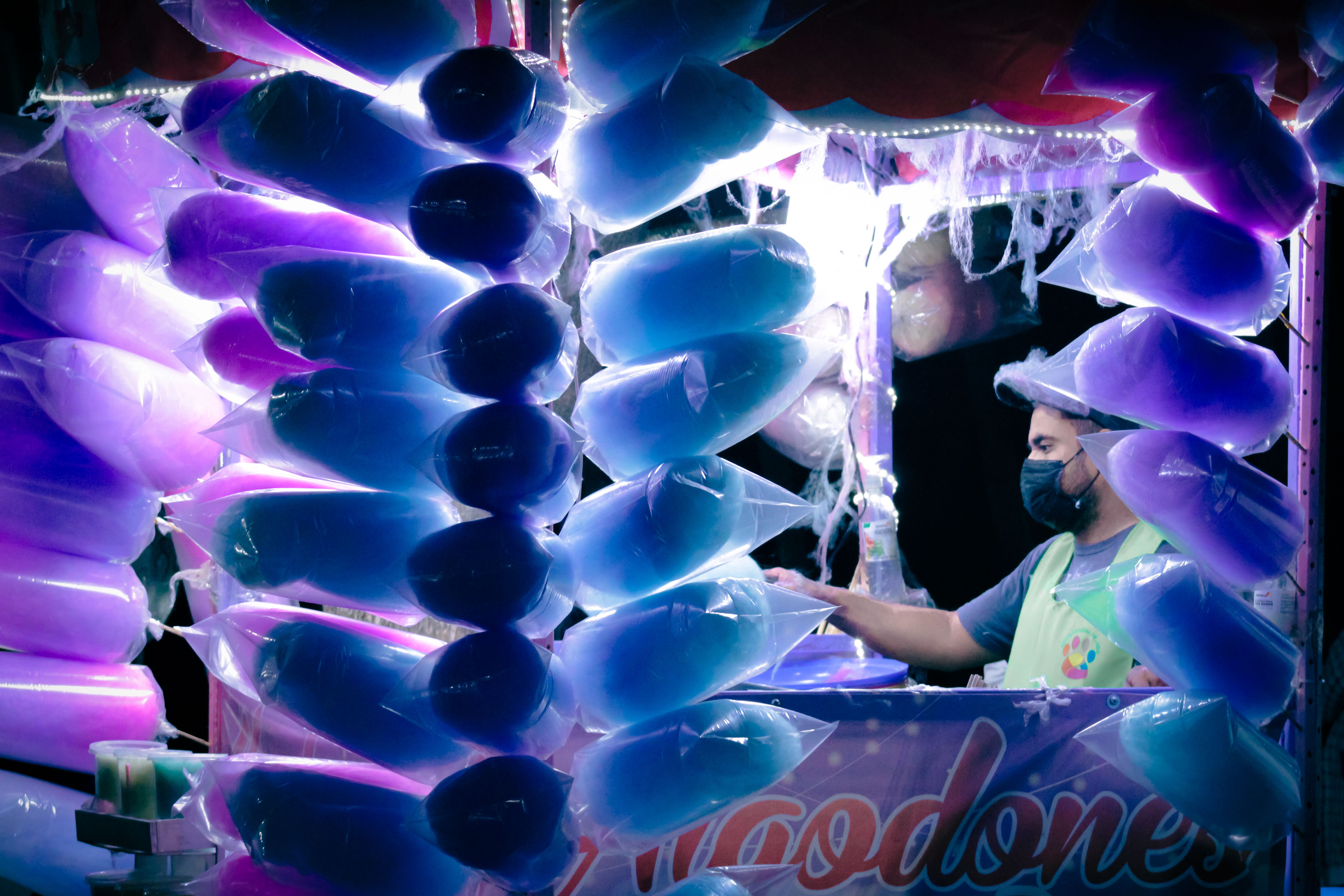 cotton candy stand