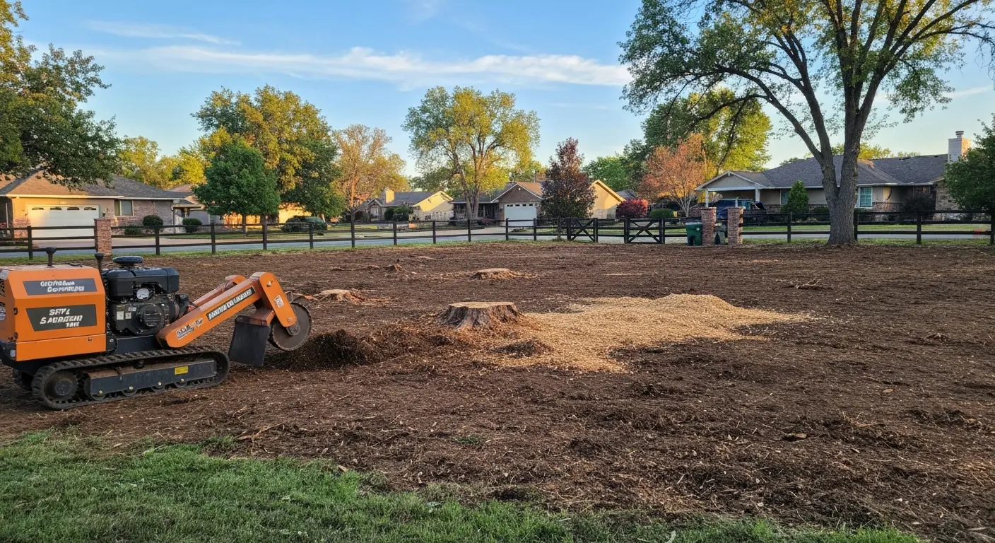 Stump grinding and land clearing
