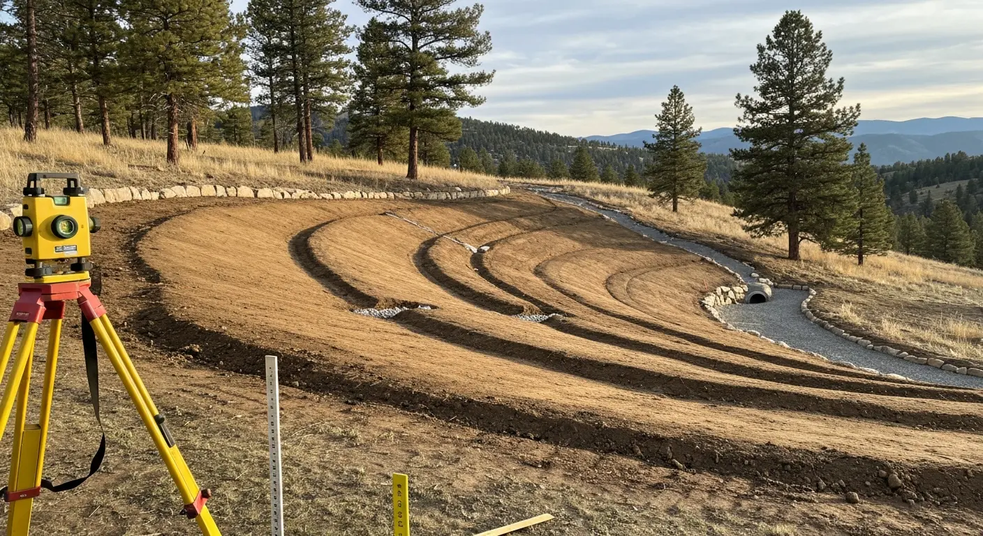 Land grading and site preparation