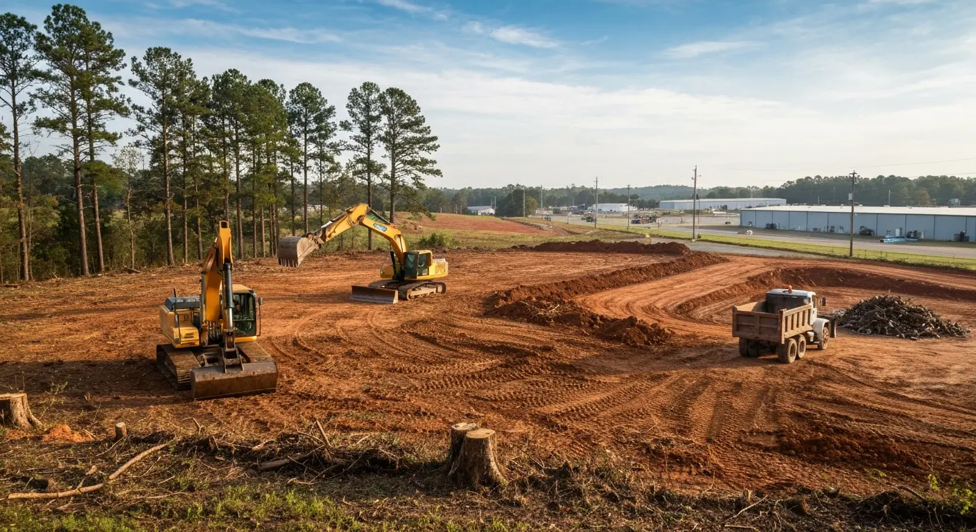 Land clearing and site prep