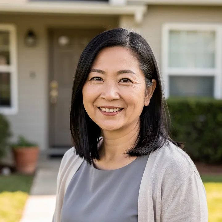 Profile photo of Linda Fung, satisfied concrete customer in Redwood City, California