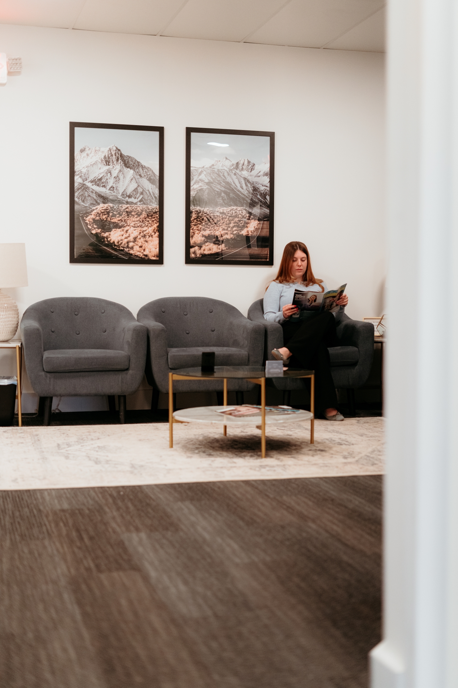 The Wellness Counseling waiting room