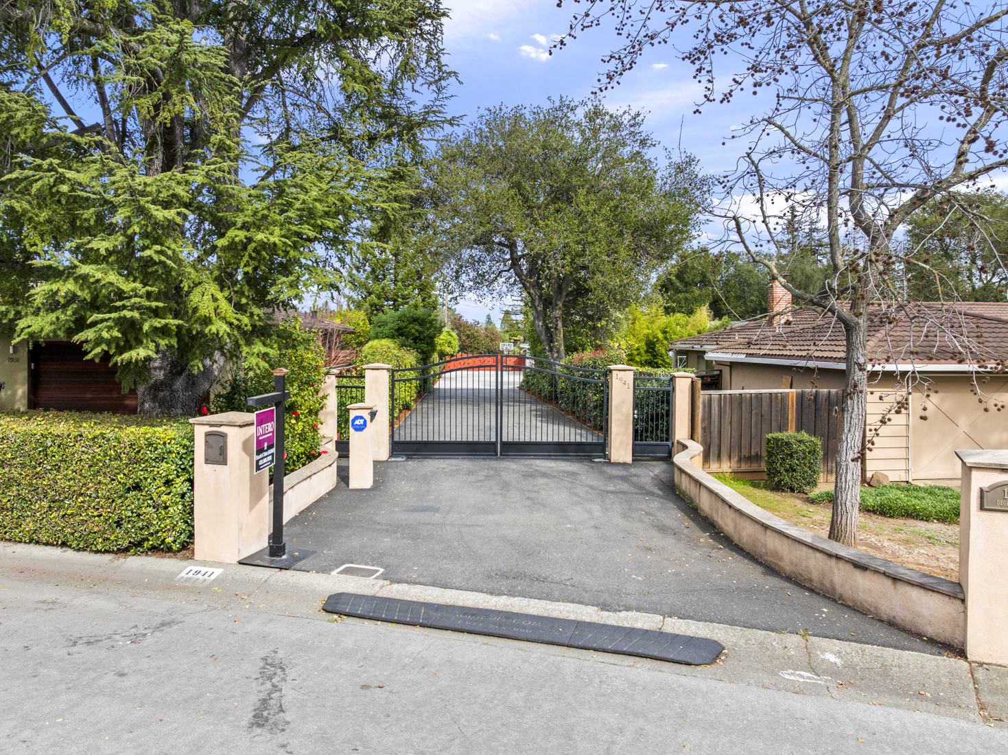 1941 Deodara Dr gated entry