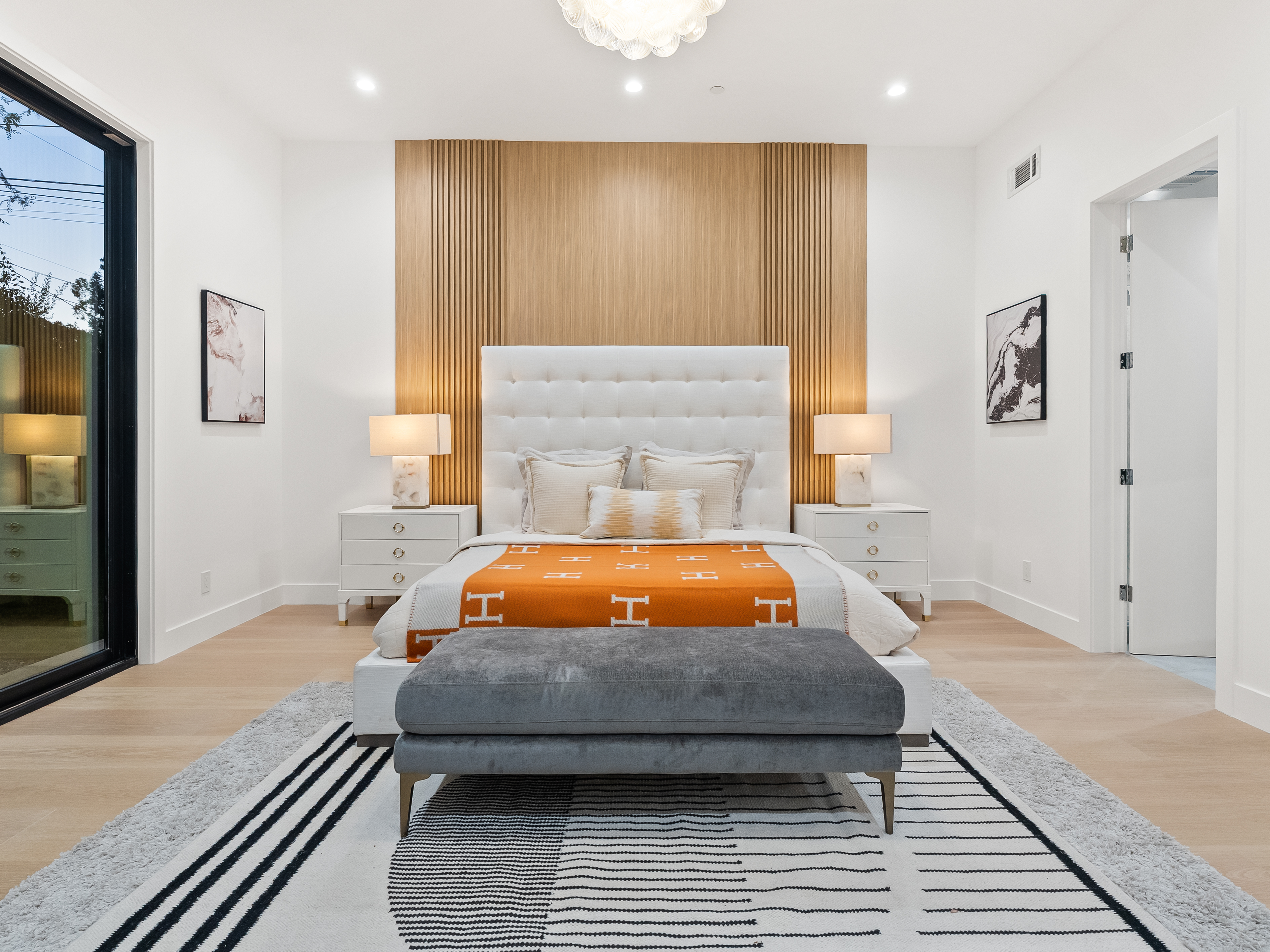 Palo Alto luxury estate primary suite