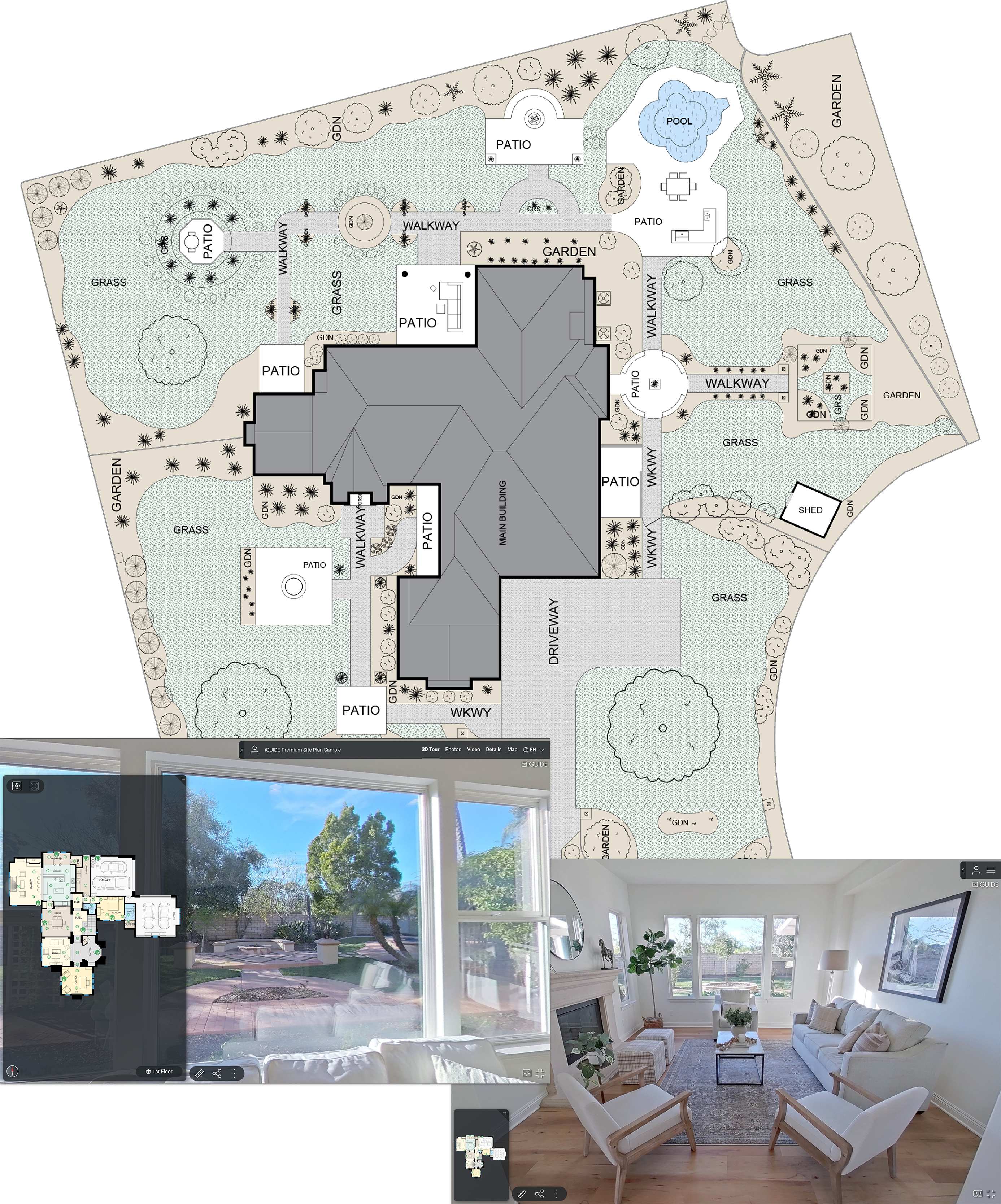 iGuide Site Plan example