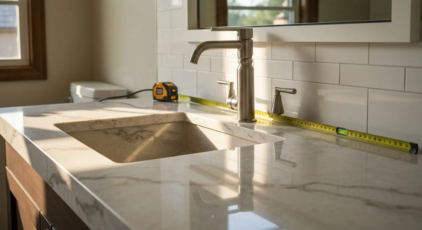 Bathroom vanity countertops