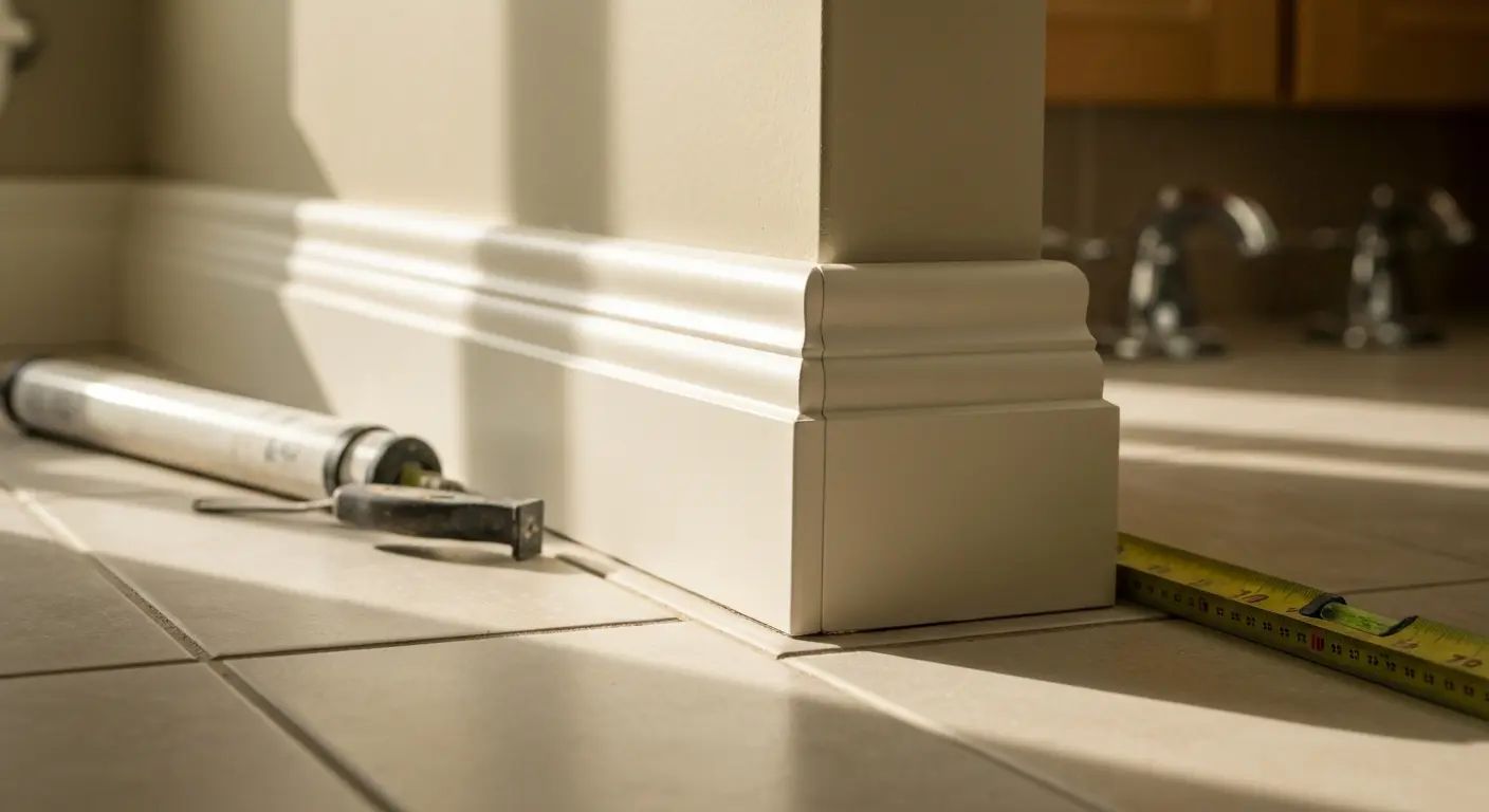 Baseboards and trim installation