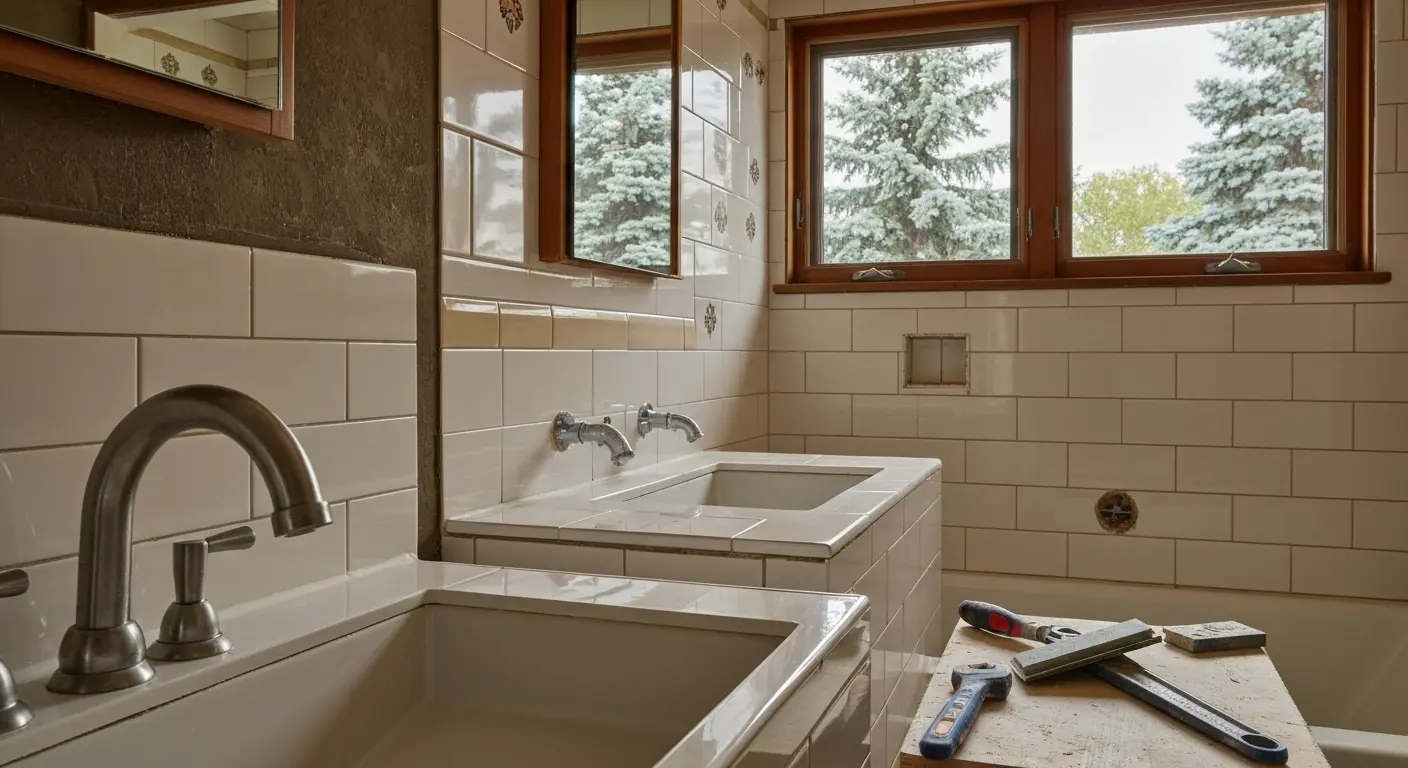 Complete bathroom renovation