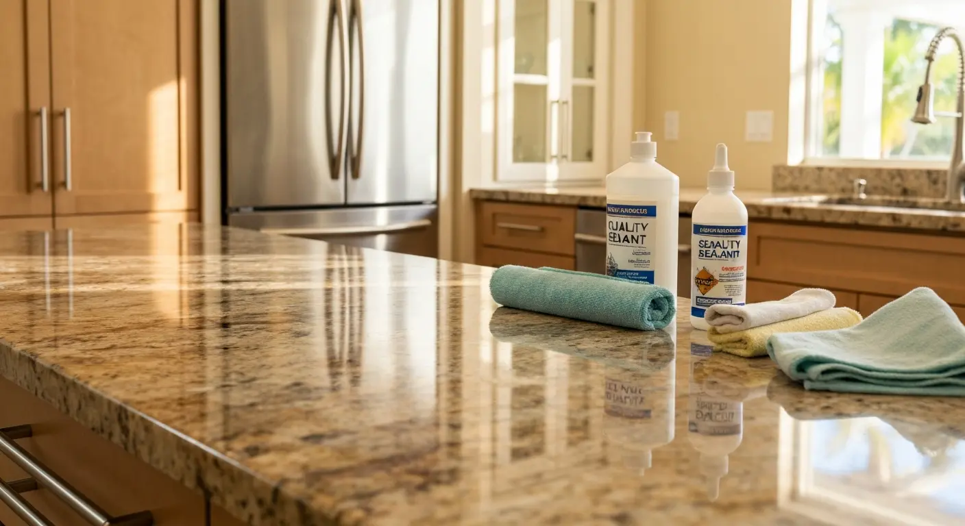 Stone sealing application