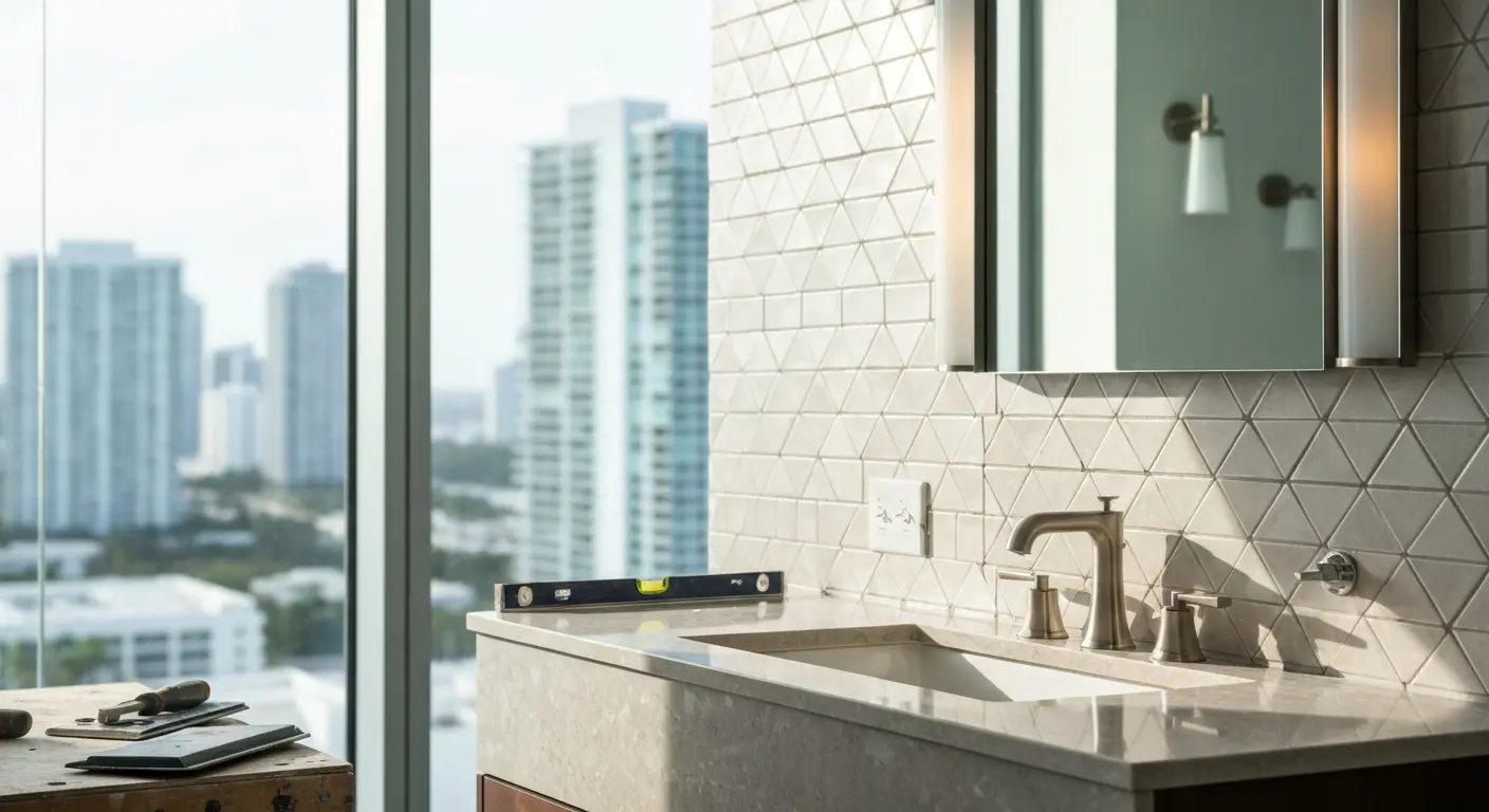 Bathroom remodeling project