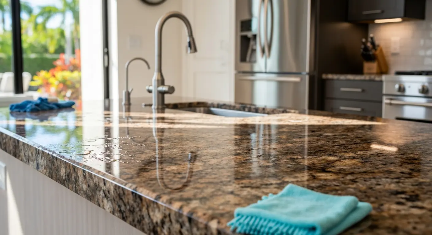 Granite countertop sealing service