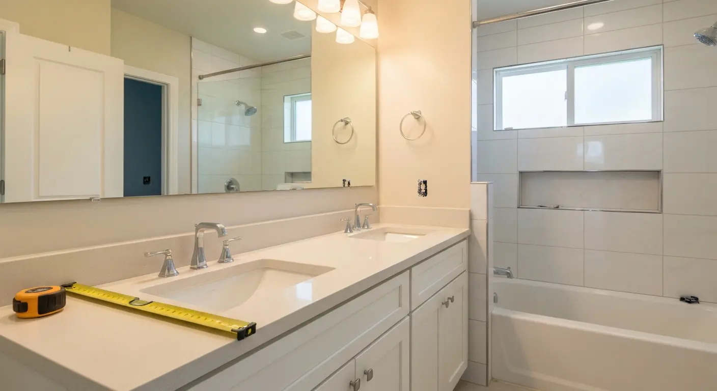 Full bathroom remodel project