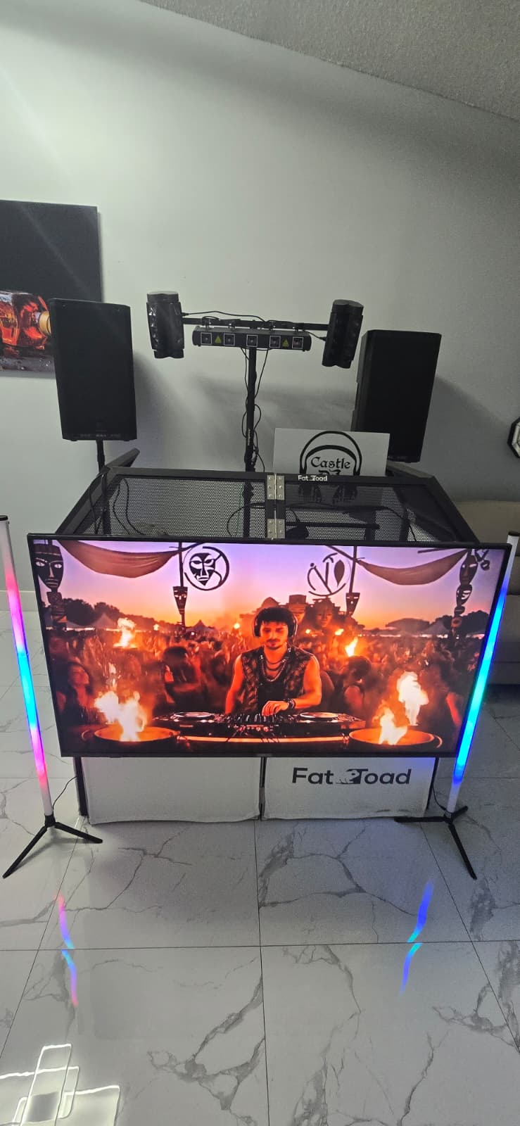 Setup con Pantalla LED