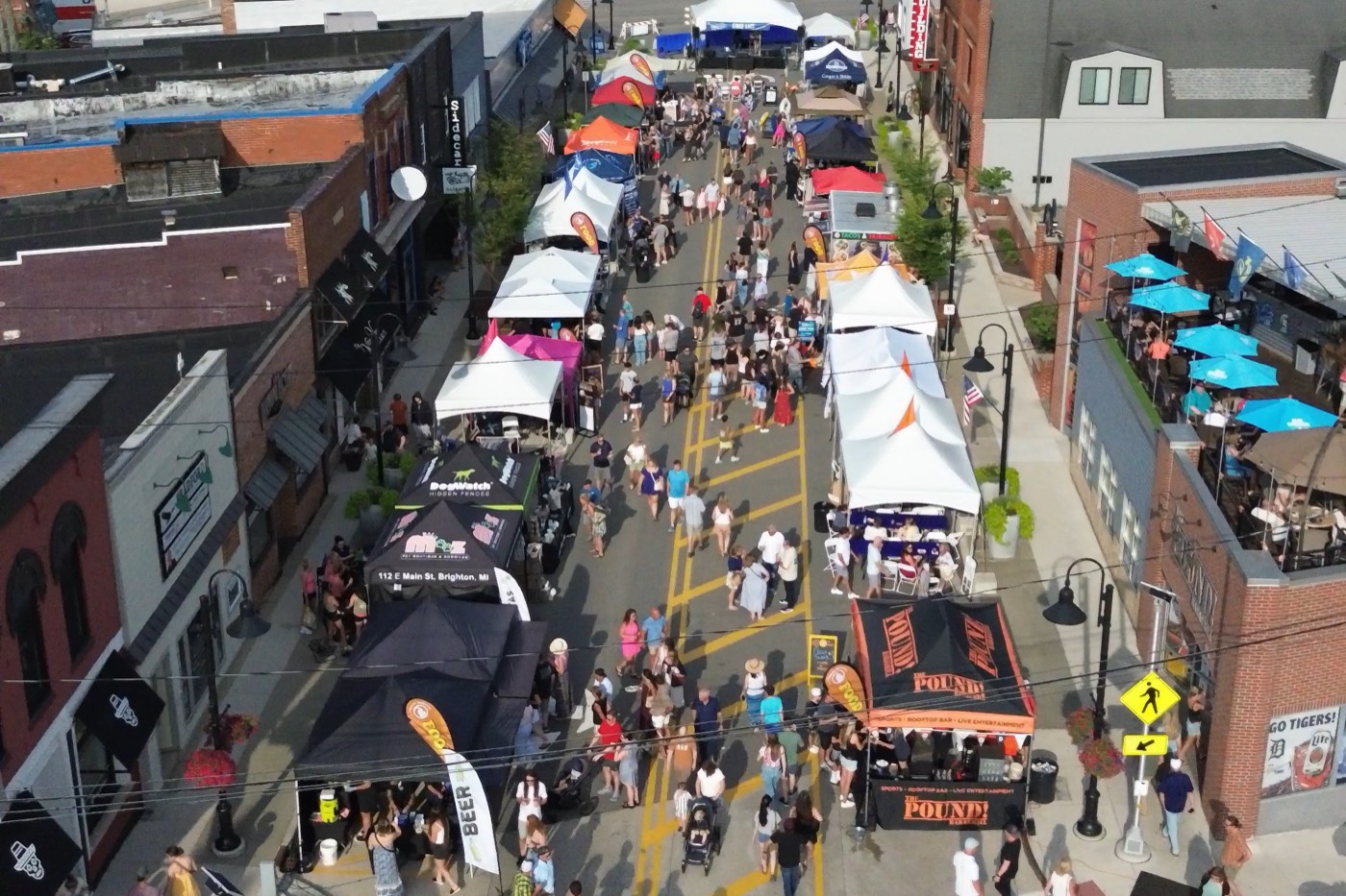 Taste of Brighton from above