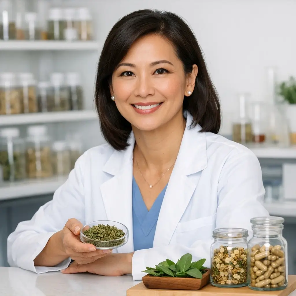 Dr. Sarah Chen - Lead Nutritionist SpartaMax - PhD Nutritional Science - Natural Supplements and Herbal Medicine Expert - Botanical Research Specialist