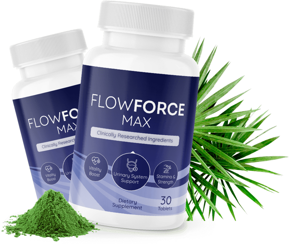 Flow Force Max how it works – natural prostate support mechanism and urinary health diagram