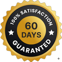 Flow Force Max 60-day money-back guarantee badge – risk-free prostate supplement purchase