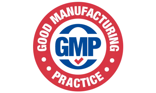 GMP Certified badge – Flow Force Max produced in Good Manufacturing Practices certified facility