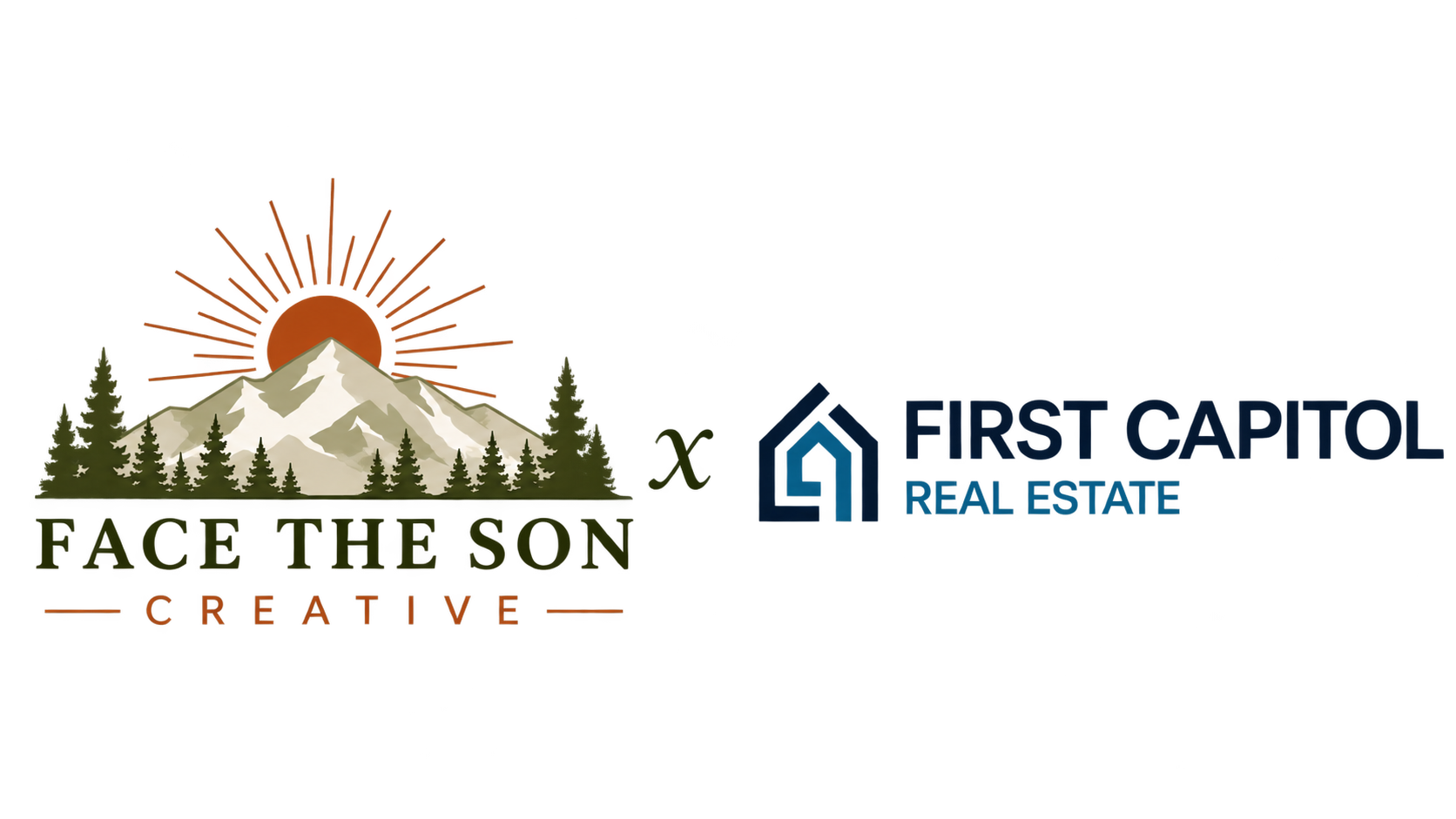 Face the Son Creative and First Capitol Real Estate partnership logos