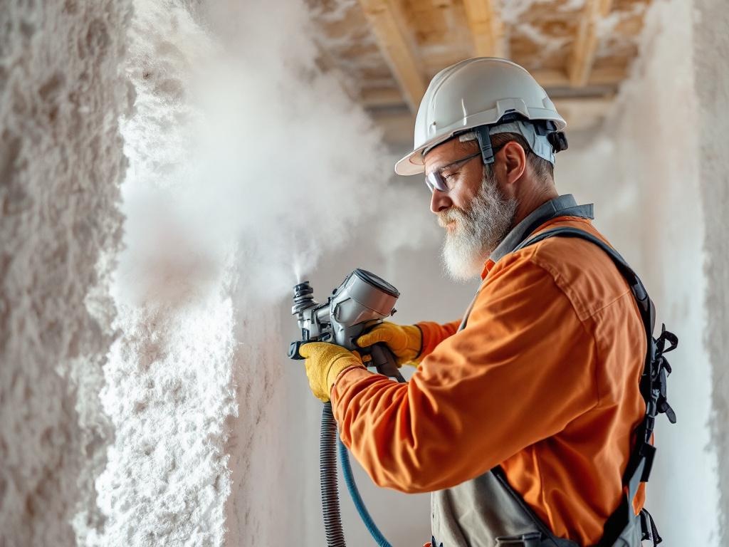 Comfy Homes insulation crew at work