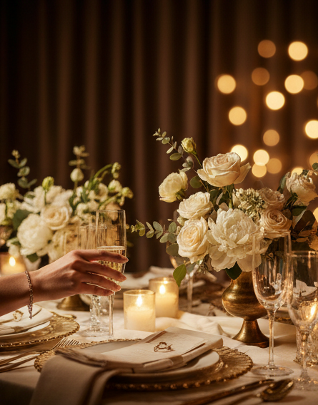 Delicate floral arrangement