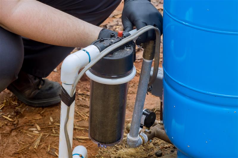 Water filtration system install