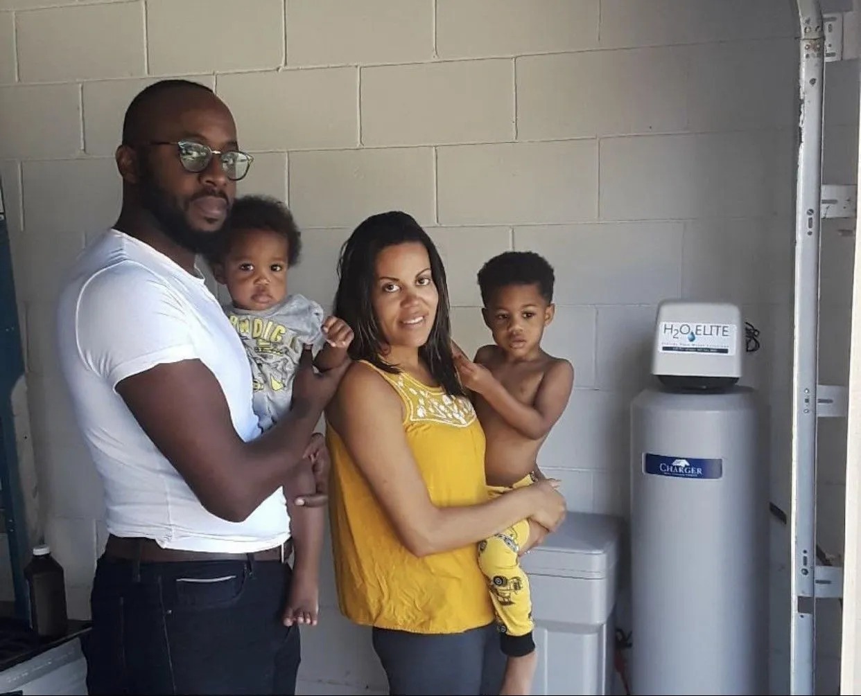 Professional water system installation