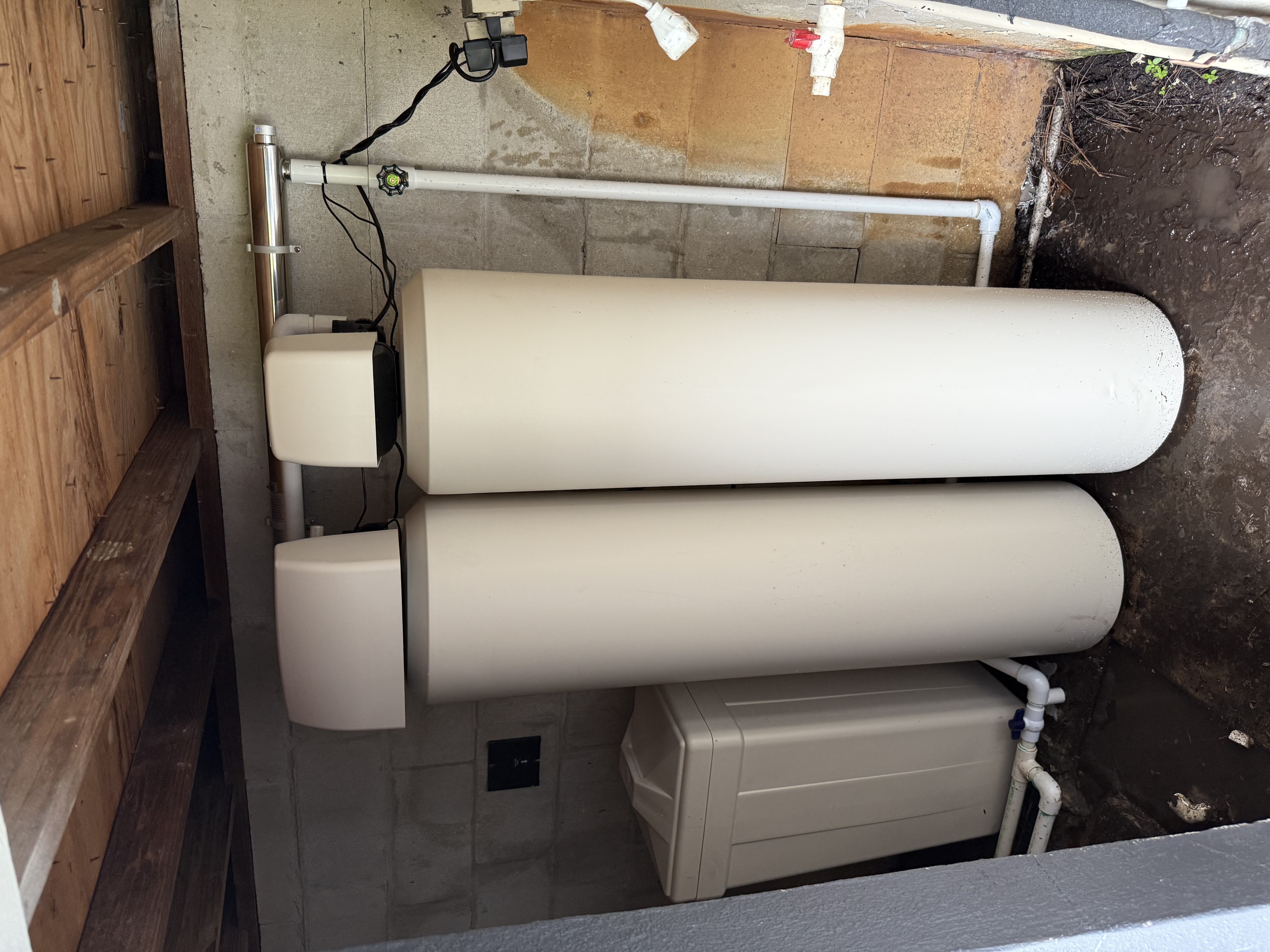 Water softener system setup