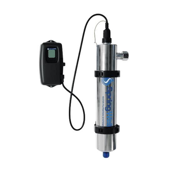 Clean water from UV sterilization