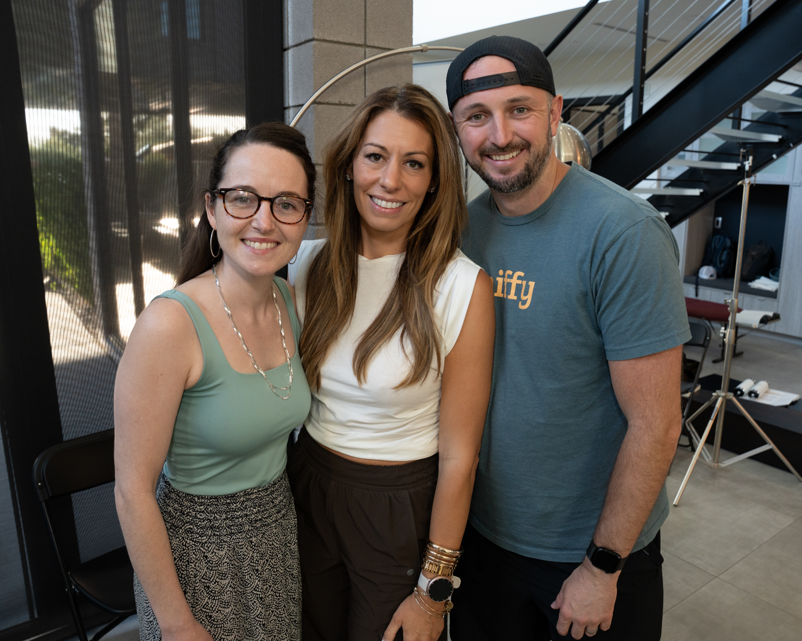 Members connecting at event