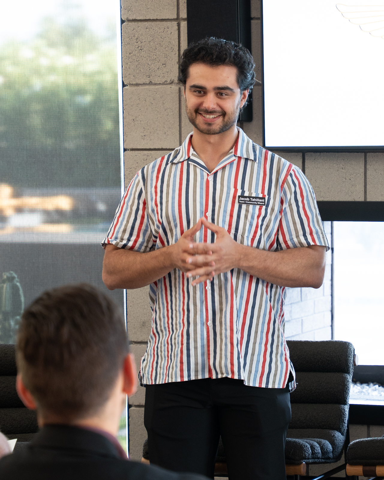 Sebastian with member