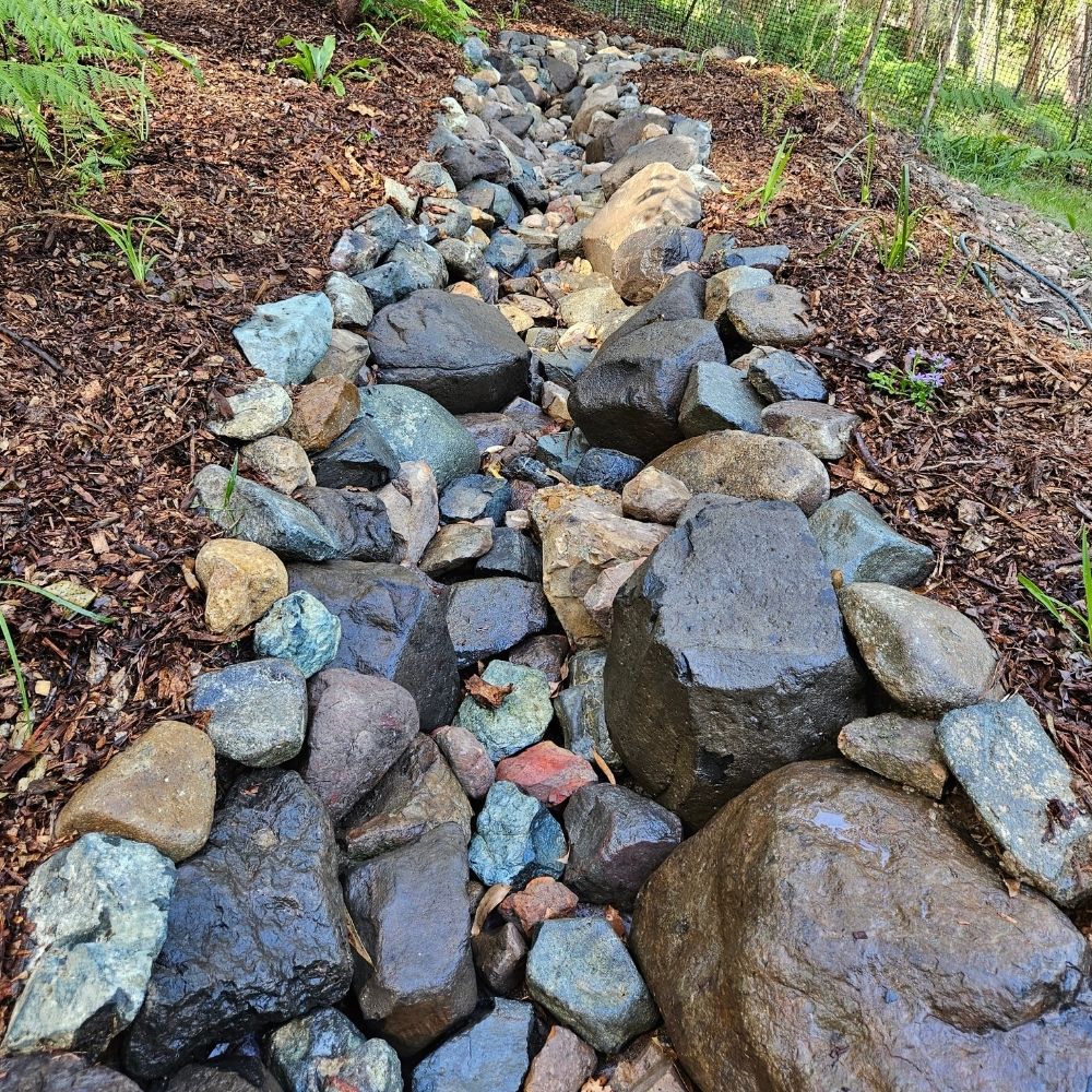 Irrigation system layout installation Noosa property