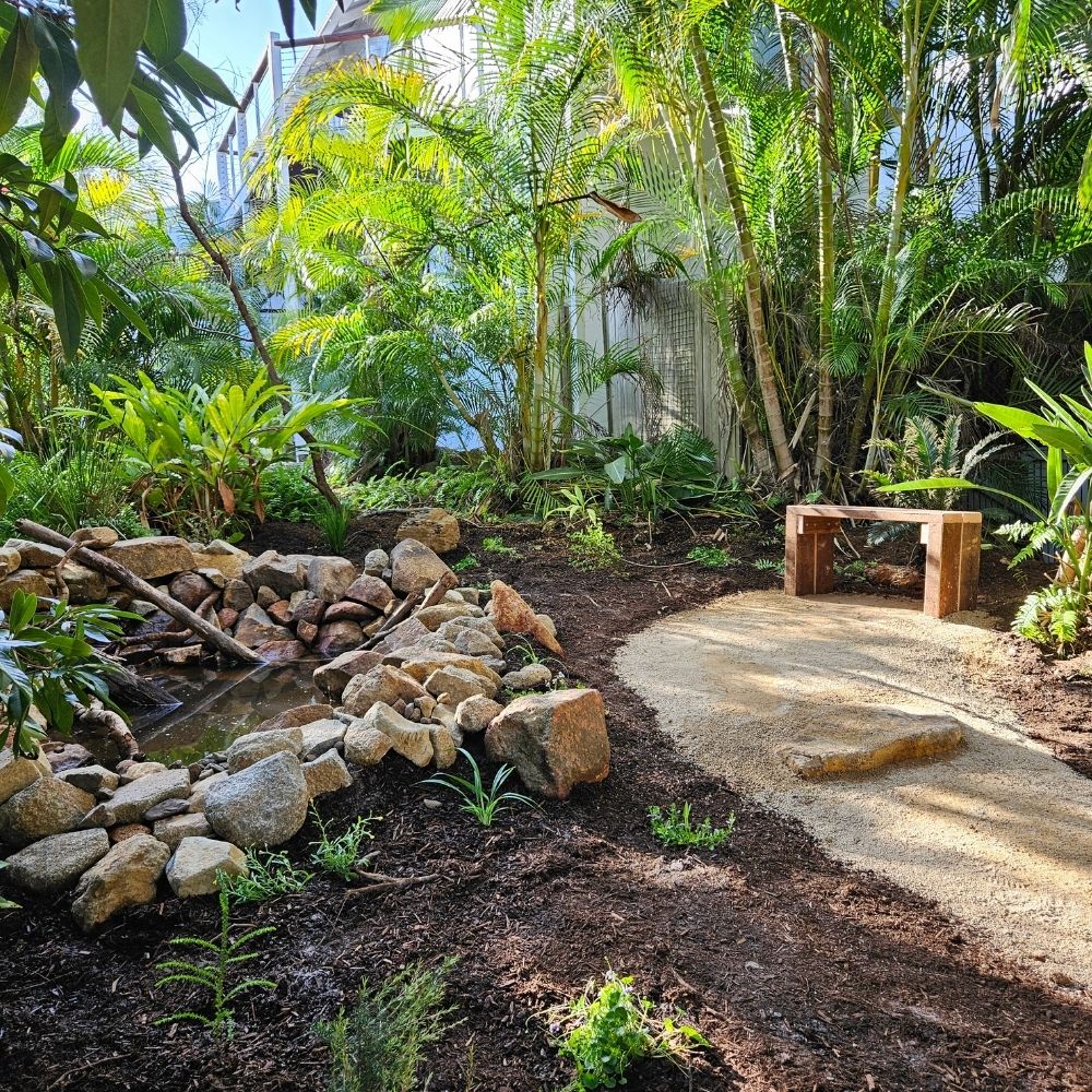 Complete garden makeover transformation Sunshine Coast property