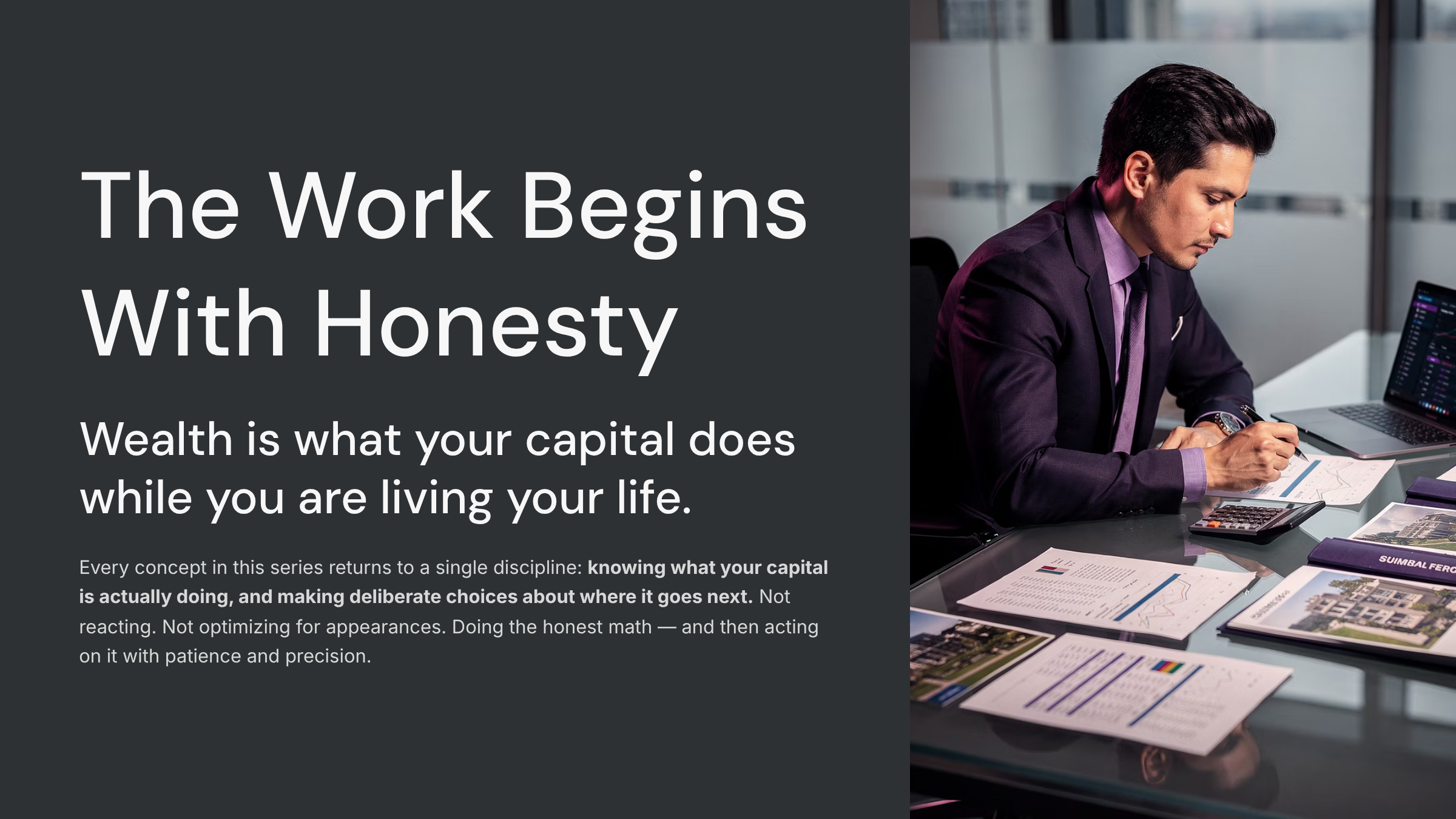 Do Honest Work The Work Begins With Honesty