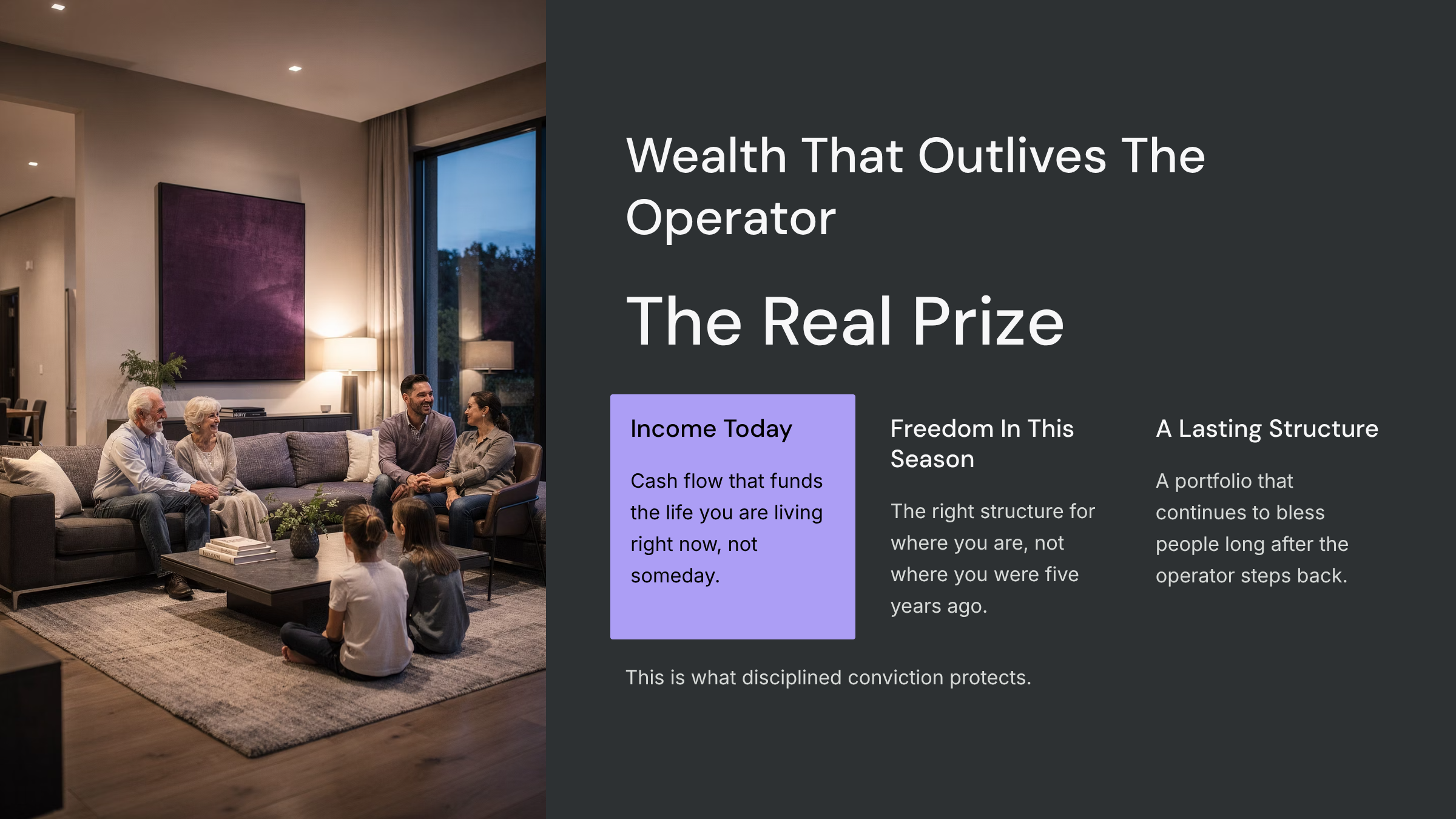 The Real Prize Wealth That Outlives The Operator