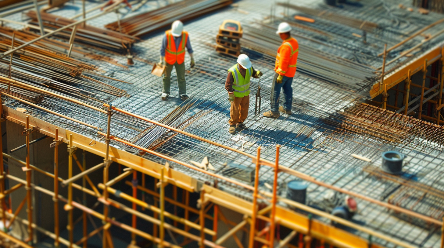 General contractors and subcontractors collaborating on construction projects