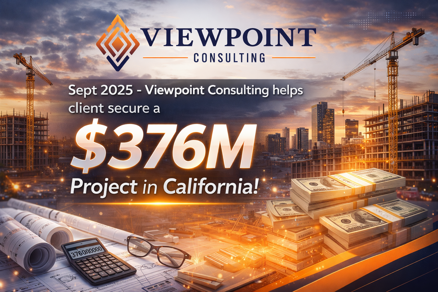 $376M project highlight graphic