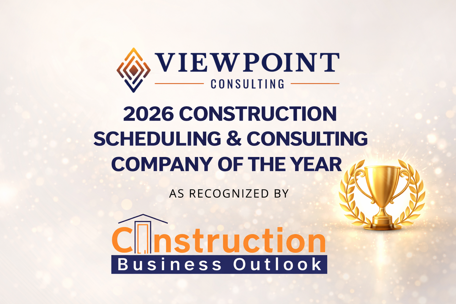 Viewpoint award recognition graphic