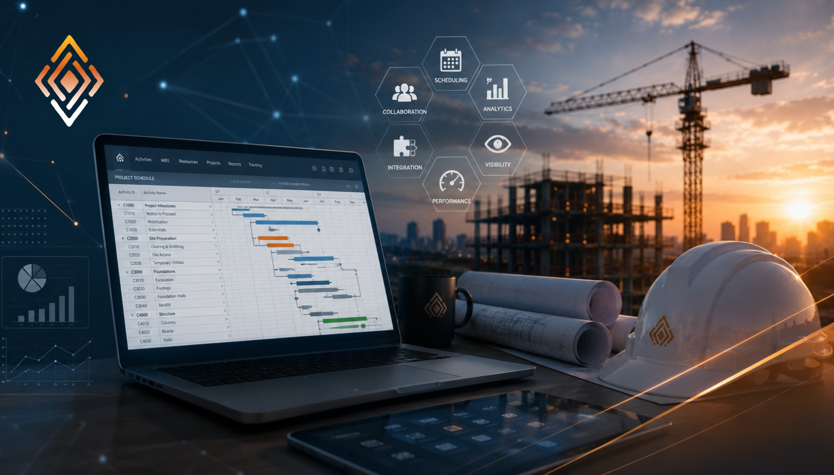 Scheduling software and construction technology