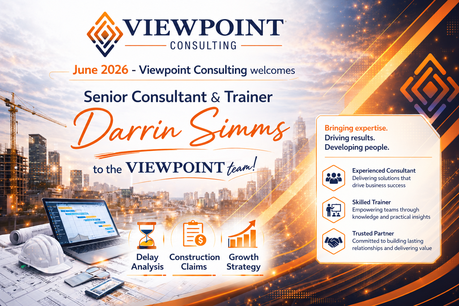 Viewpoint Consulting welcomes Darrin Simms graphic