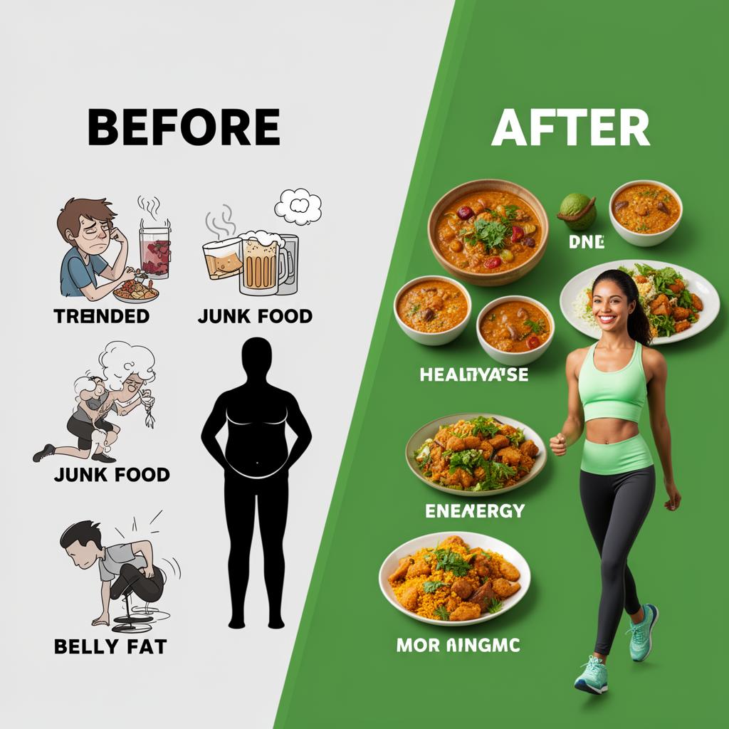 Before and After Transformation