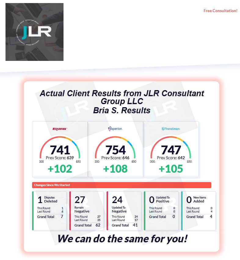 Bria S. Client Results